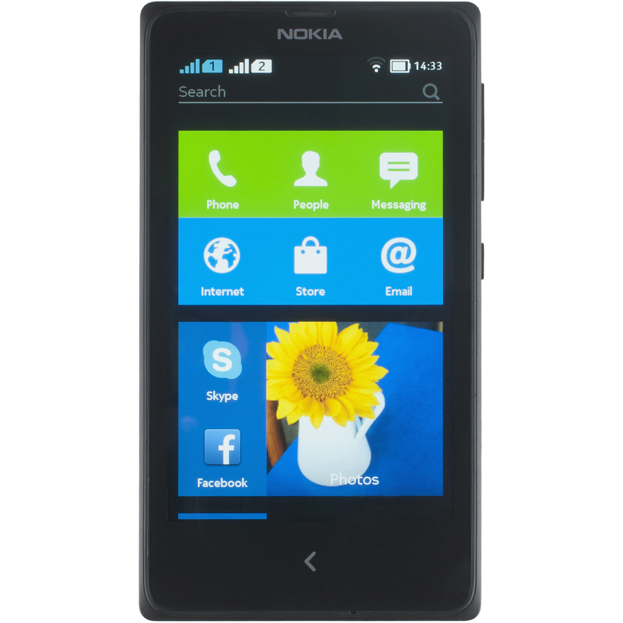 Nokia X - Vue principale