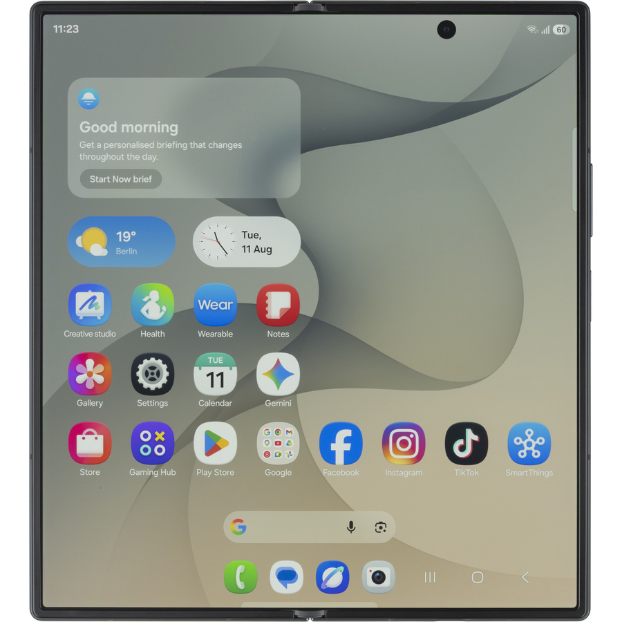 Samsung Galaxy Z Fold8 Ultra - Vue de face déplié