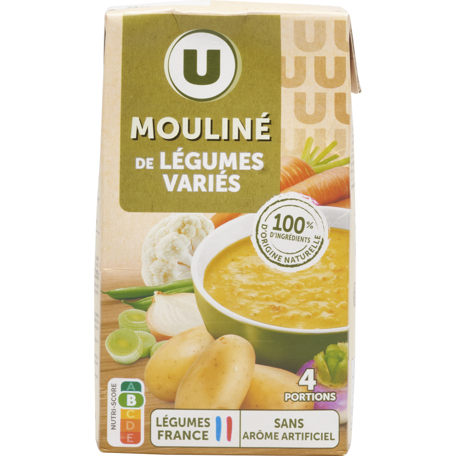 U Mouliné de légumes variés