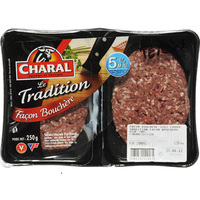 Charal Steaks hachés 5% MG, le tradition façon bouchère