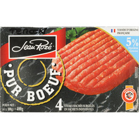 Jean Rozé Steaks hachés 5% MG, pur boeuf (Intermarché)