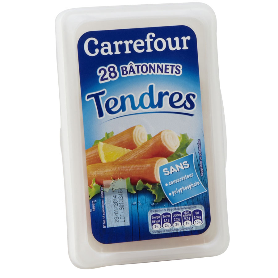 Carrefour Bâtonnets tendres - 