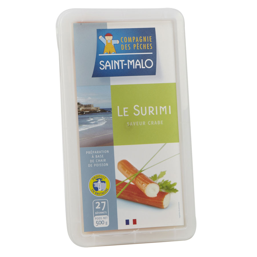 Compagnie des pêches Saint-Malo Le surimi saveur crabe (*1*) - 