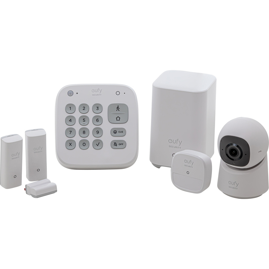 Eufy Kit d'alarme de sécurité 5 pièces + caméra intérieure C210 1K