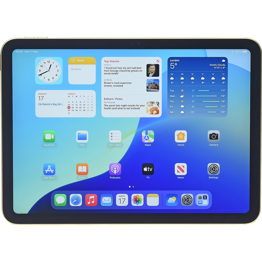 Apple IPad 2025 - Vue à l'horizontale