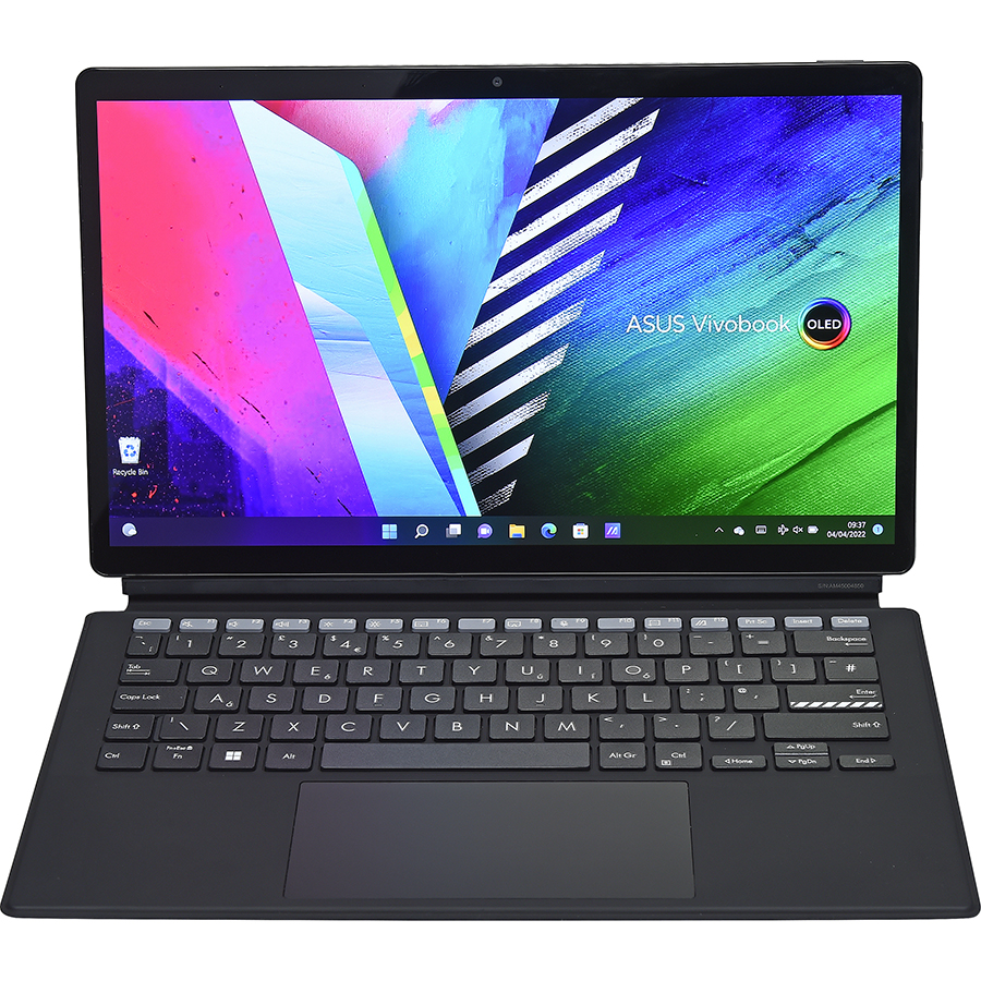 Asus Vivobook 13 Slate OLED - Vue avec le clavier