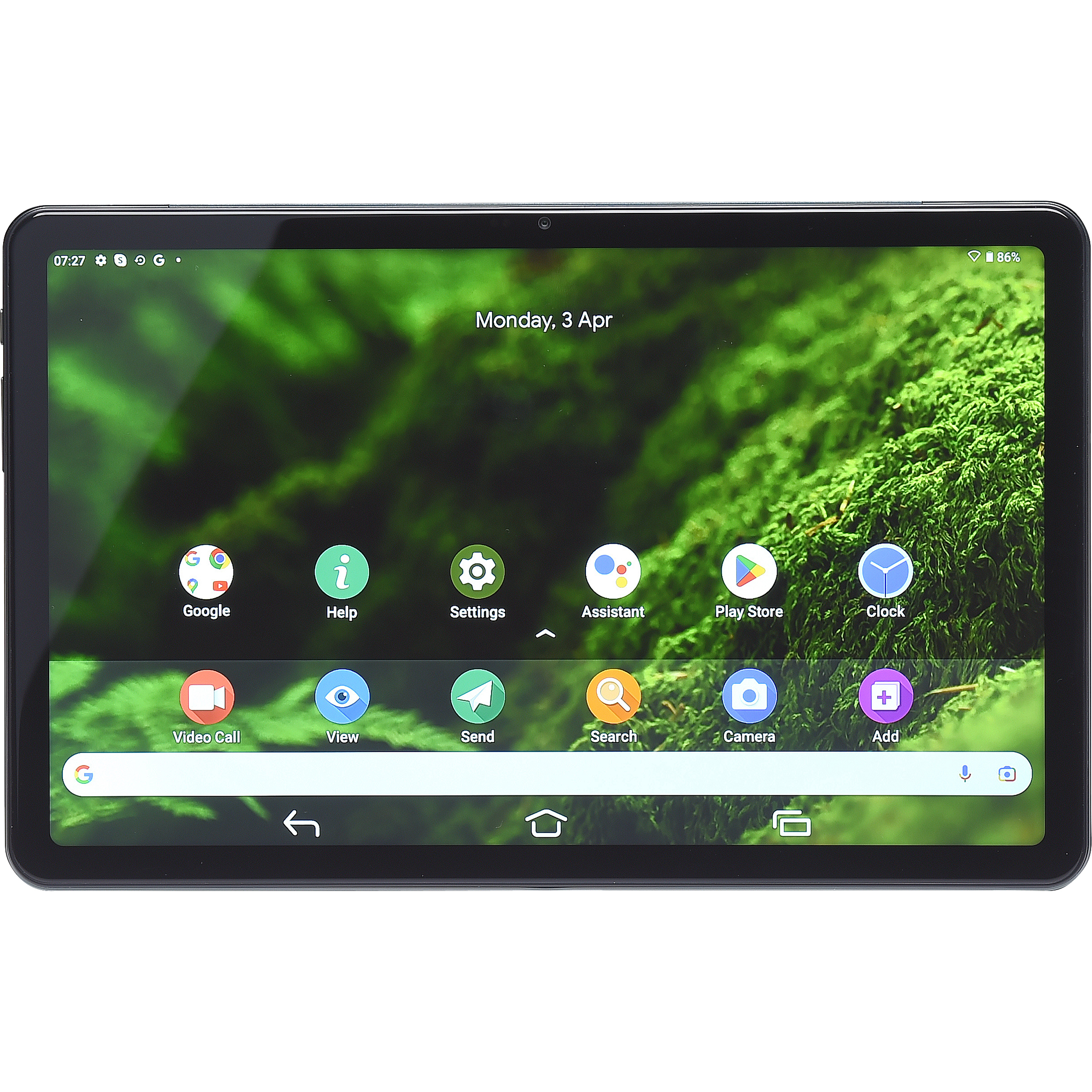 Doro Doro Tablet - Vue à l'horizontale