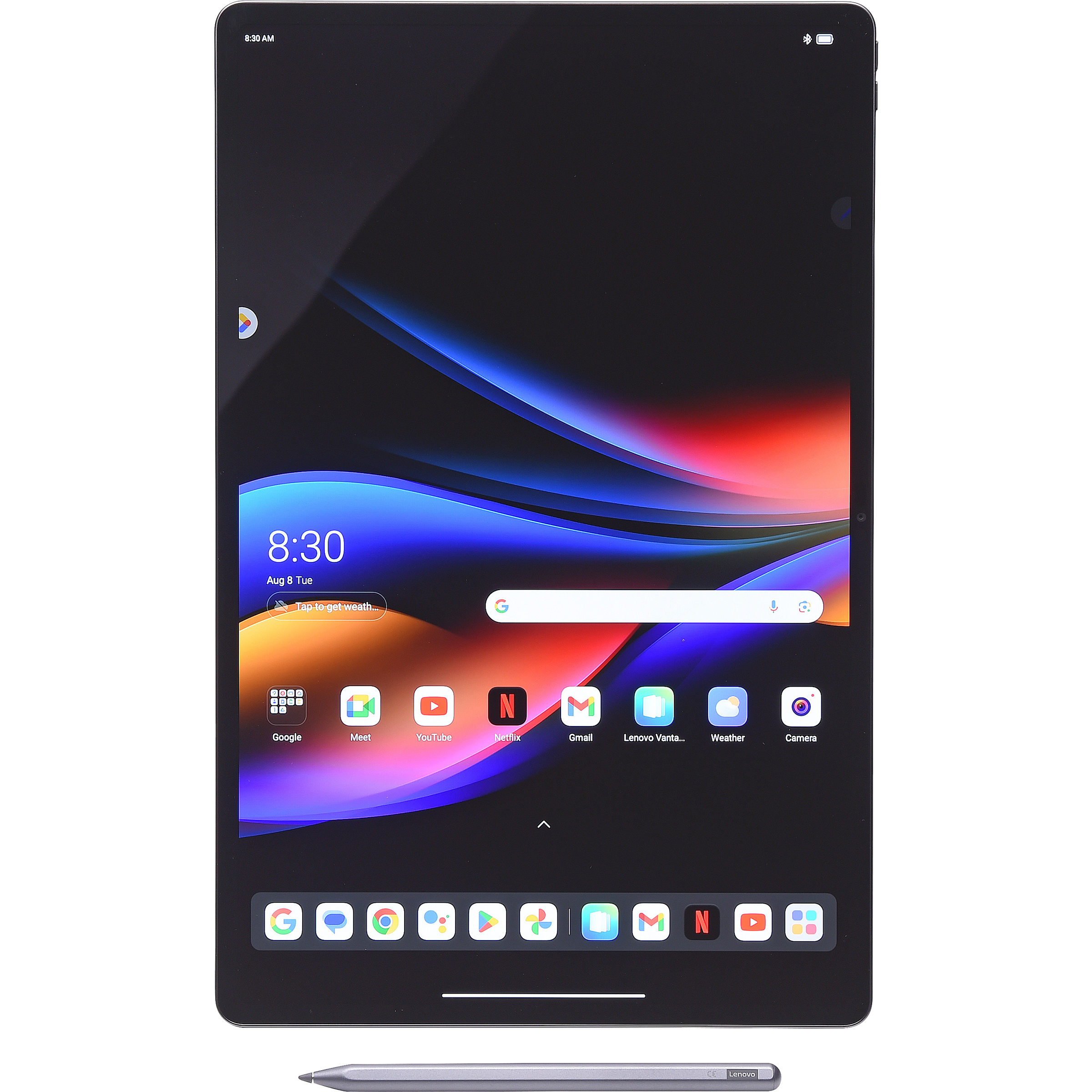 Lenovo Tab Extreme - Vue avec le stylet fourni