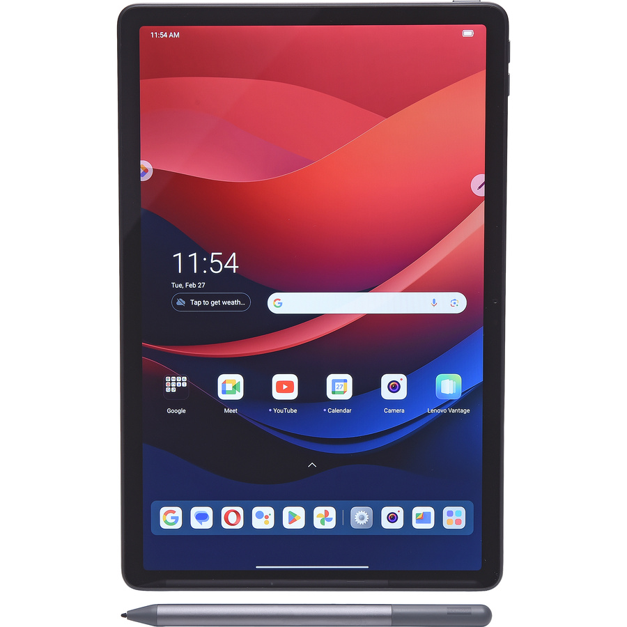 Lenovo Tab M11 - Vue avec le stylet fourni
