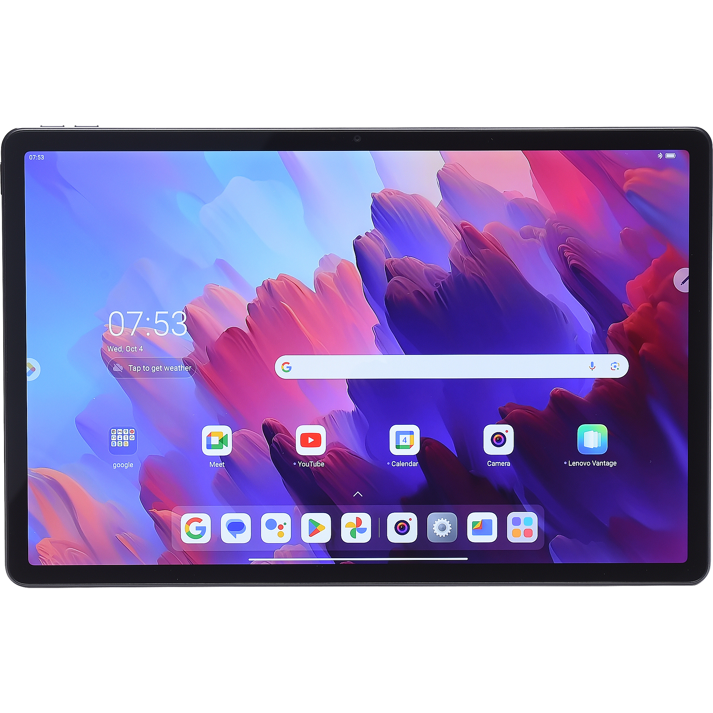 Lenovo Tab P12 - Vue à l'horizontale