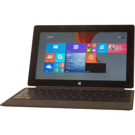 Microsoft Surface 2 + Type Cover 2 - Vue principale