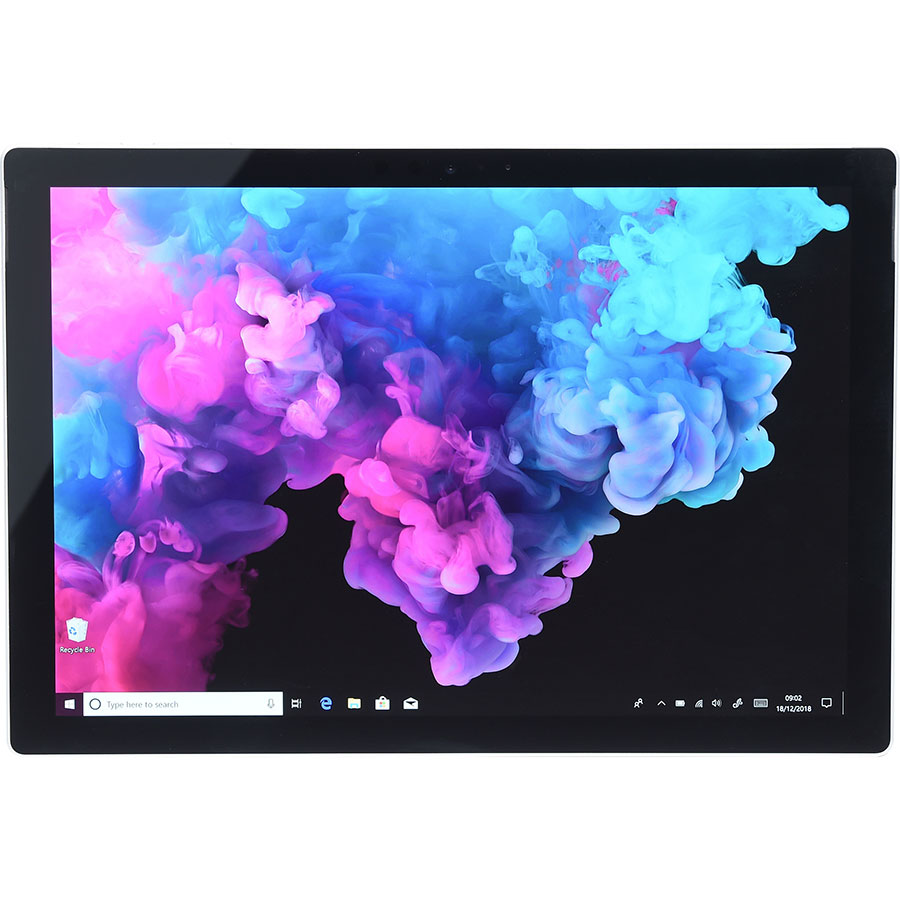 Microsoft Surface Pro 6 + clavier - Vue de face à l'horizontal