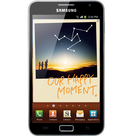 Samsung Galaxy Note - Vue principale