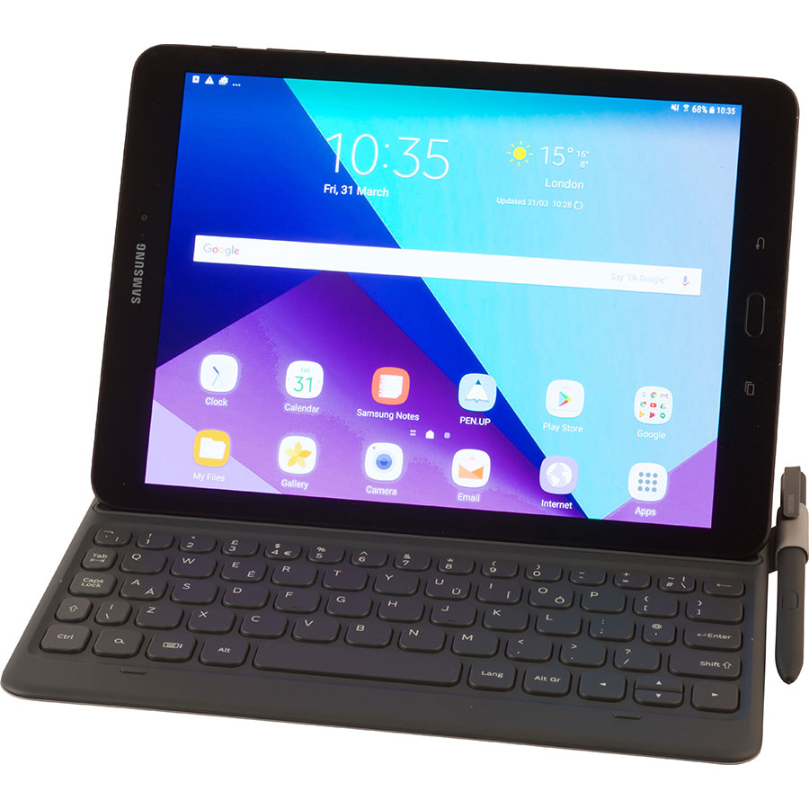 Samsung Galaxy Tab S3  - Vue avec le clavier