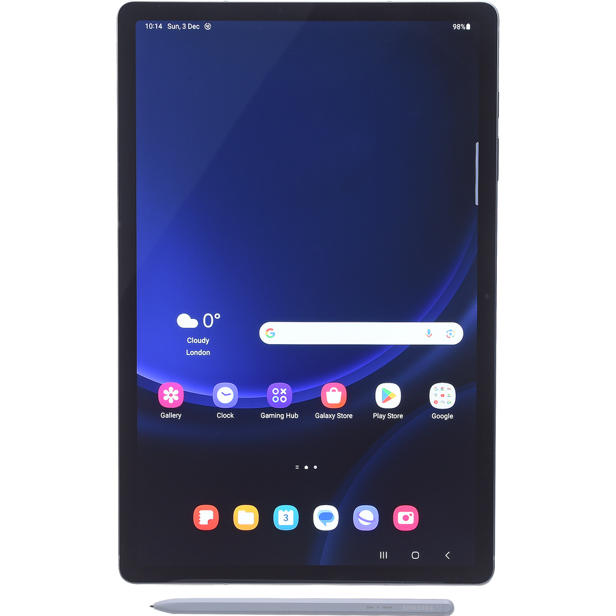 Samsung Galaxy Tab S9 FE+ - Vue avec le stylet fourni