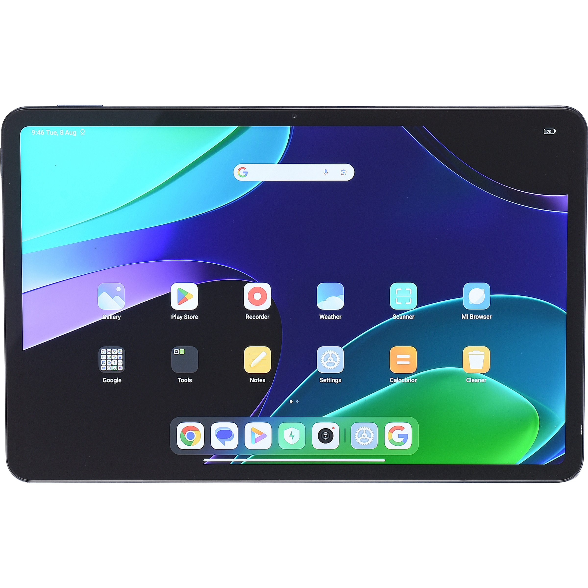 Xiaomi Pad 6 - Vue à l'horizontale
