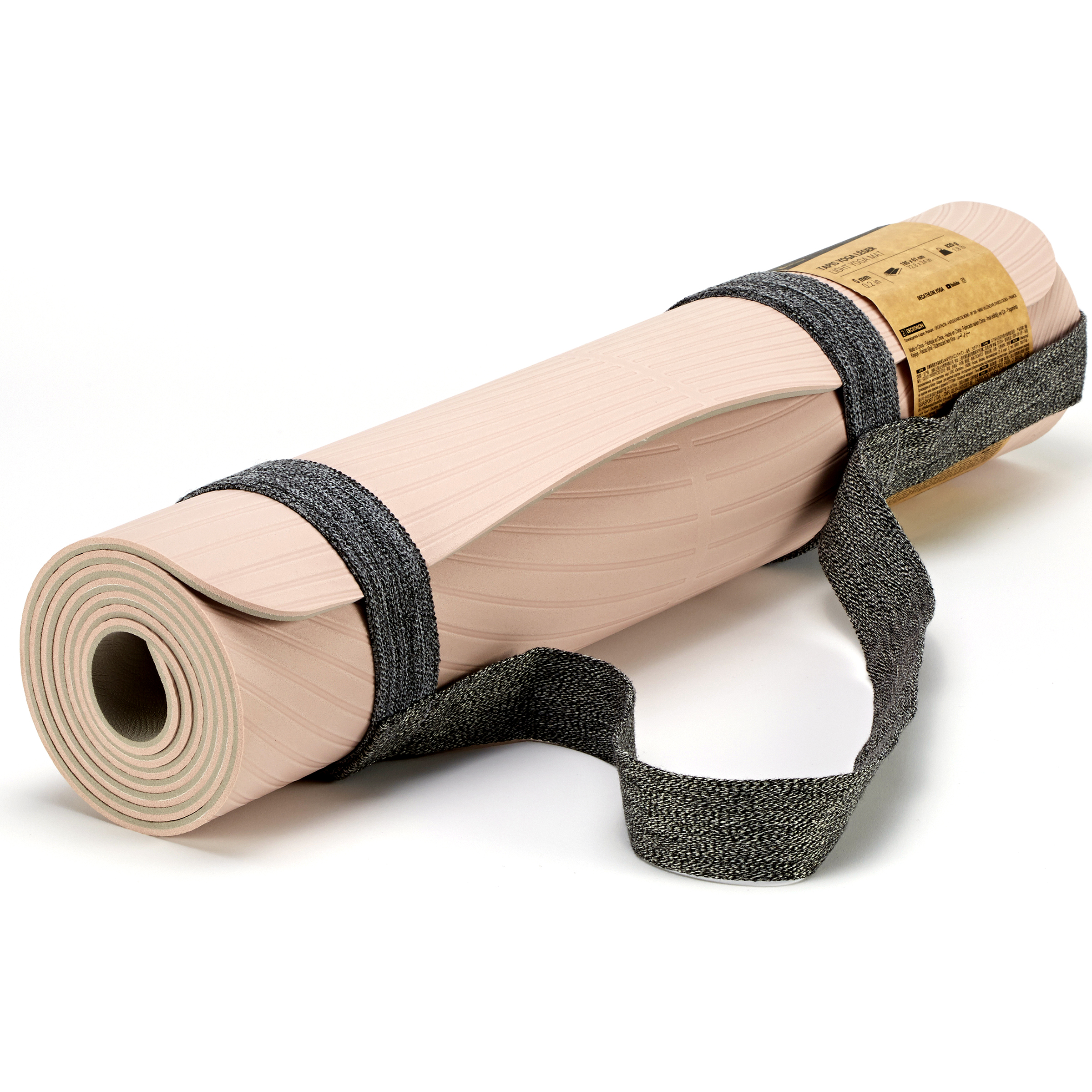 Test Kimjaly (Decathlon) Tapis de yoga léger rose - Produit - UFC