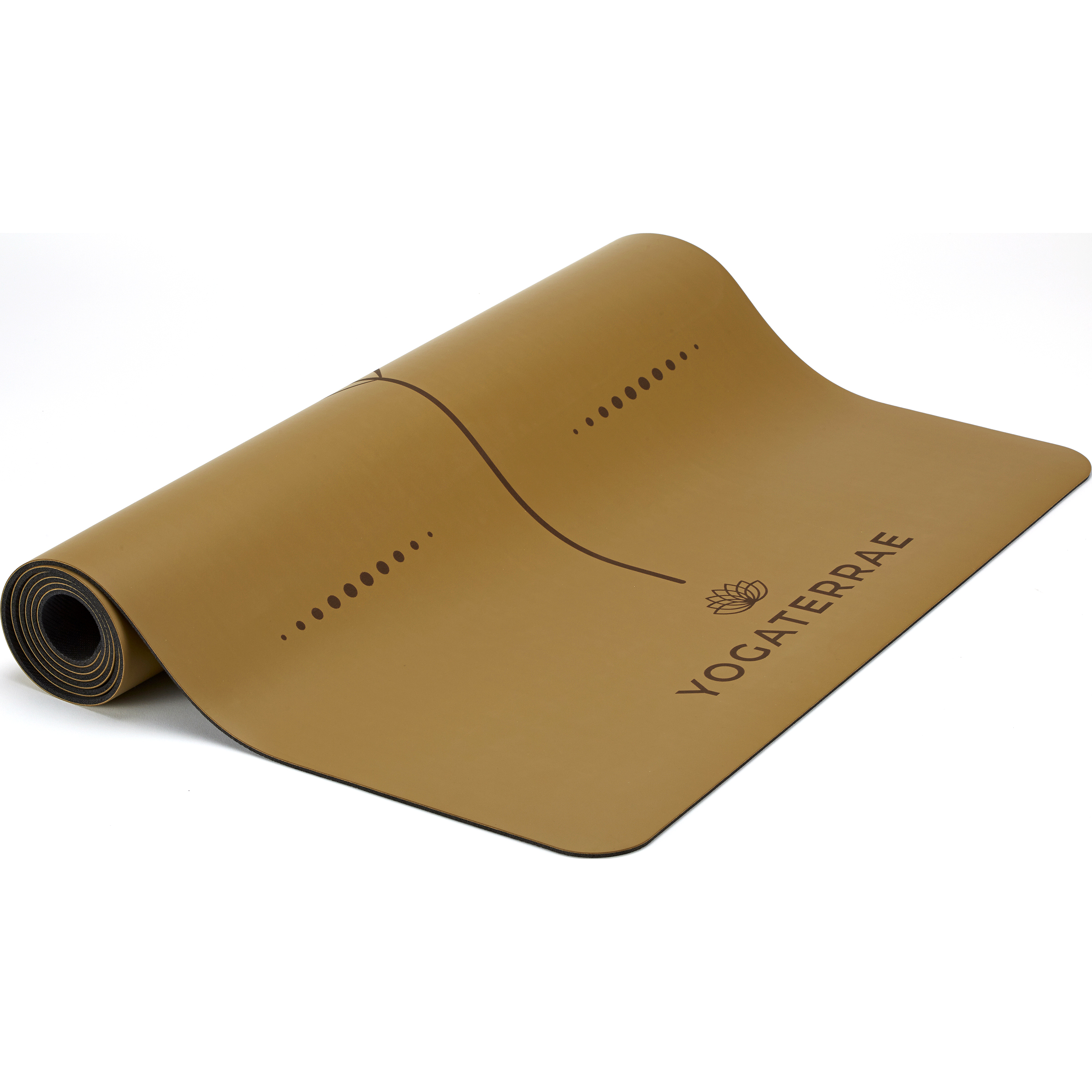 Yogaterrae Tapis de yoga Mauna Kea bronze olive