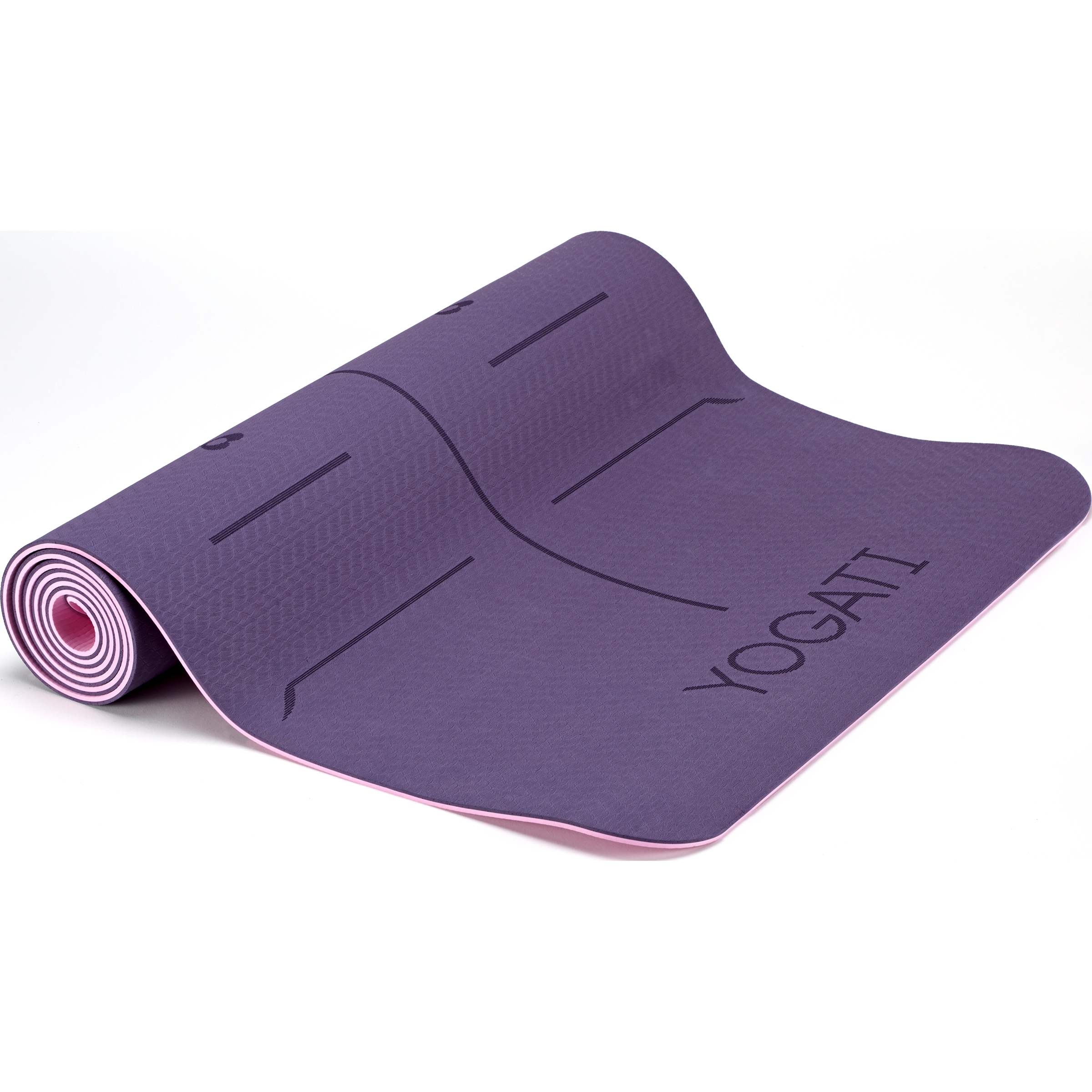 Yogati Tapis de yoga violet