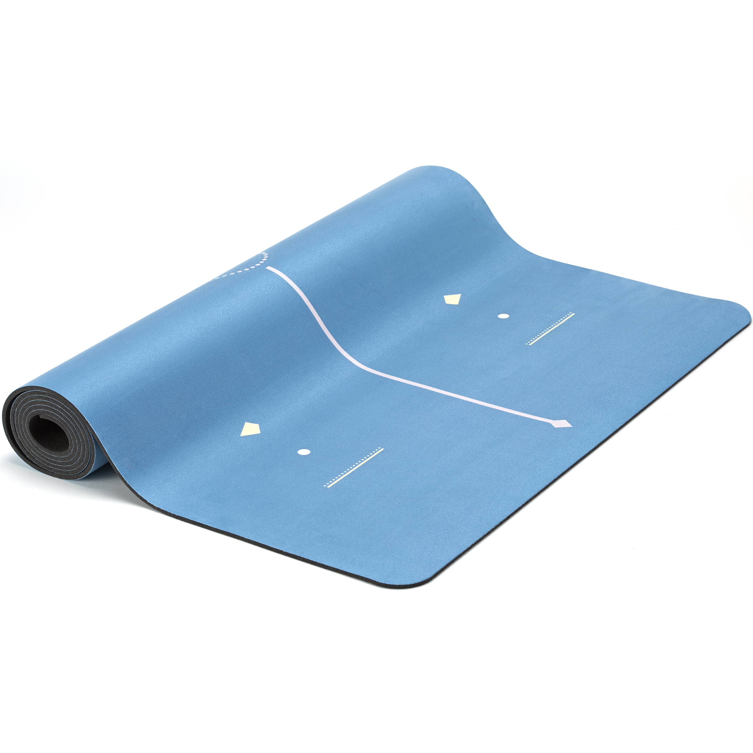 Yogom Tapis de yoga gamme performance bleu