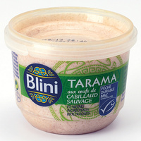 Blini Tarama aux œufs de cabillaud sauvage