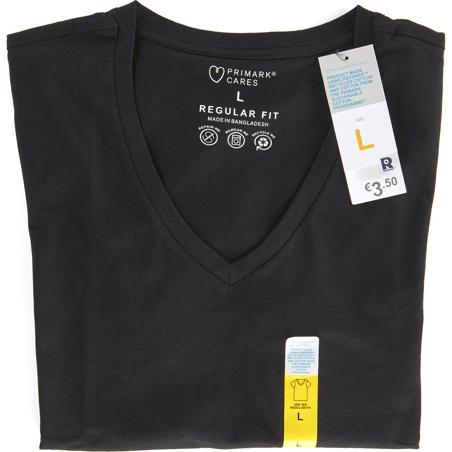 Primark Cares essential tee-shirt regular fit col V