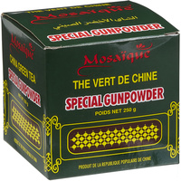 Mosaïque Thé vert de Chine special gunpowder