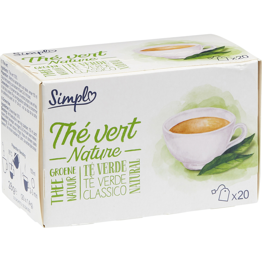 Simpl (Carrefour) Thé vert nature