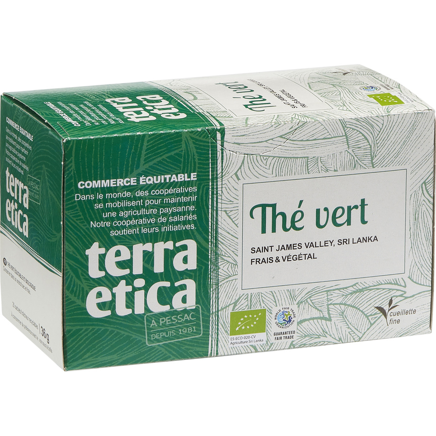Terra Etica Thé vert du Sri Lanka