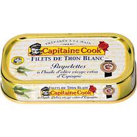 Capitaine Cook Filet de thon blanc, parpelettes, produit en Bretagne