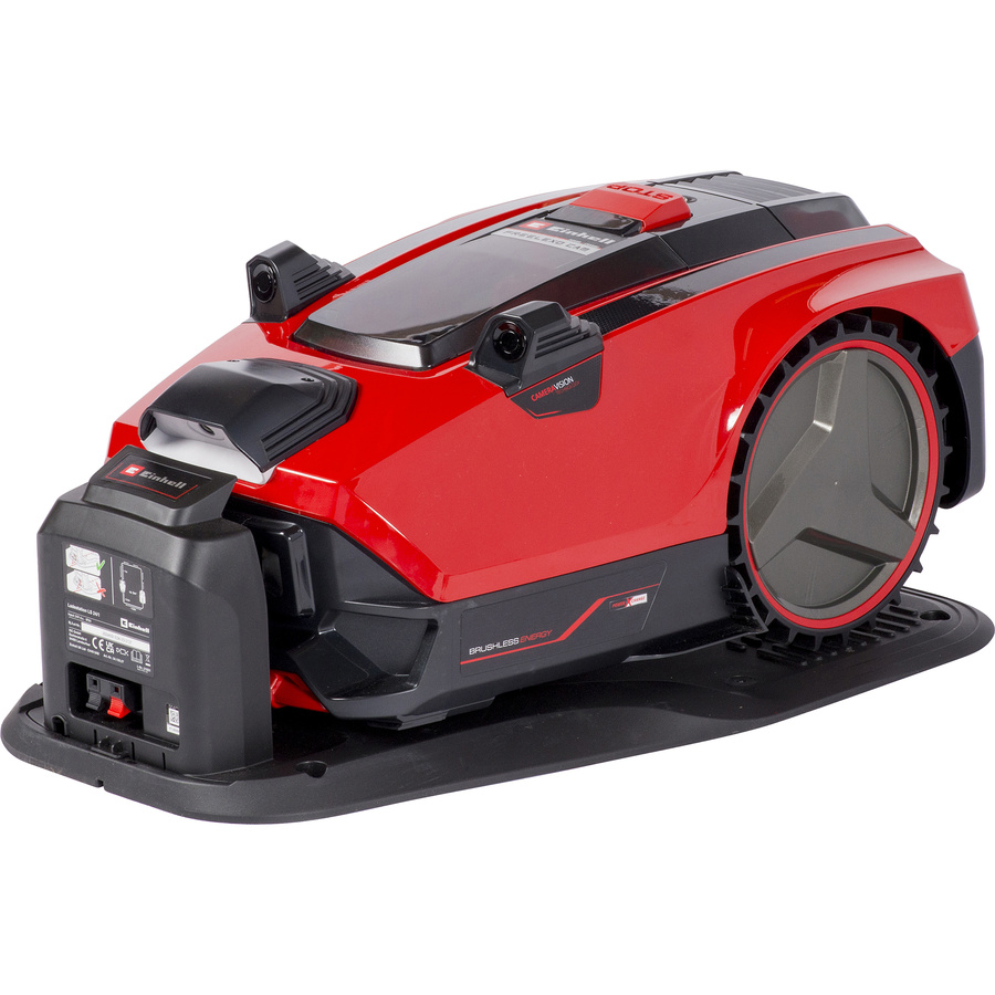 Einhell Freelexo Cam 500 - Vue sur la station de charge