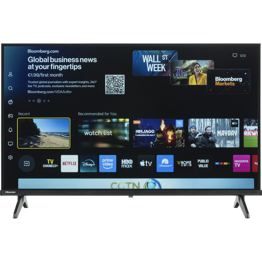 Hisense 32A4S - Vue de face