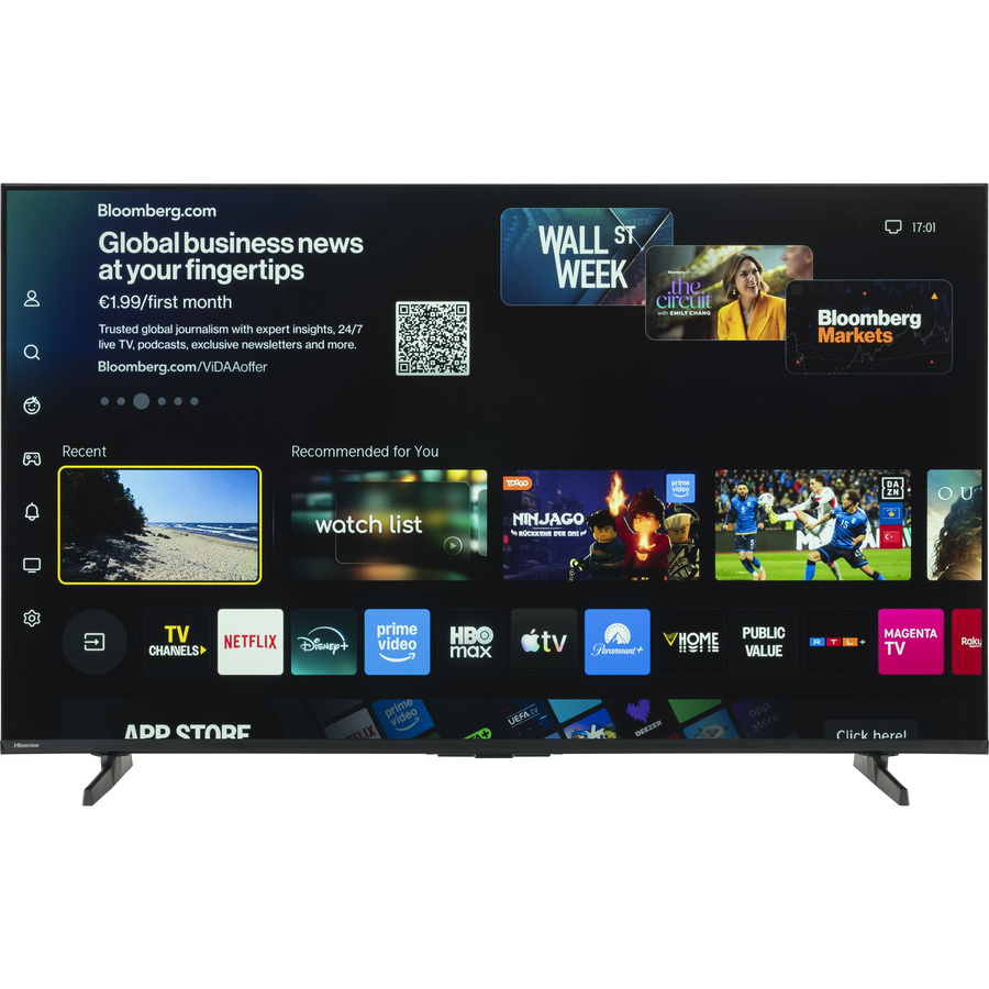 Hisense 50E7S - Vue de face