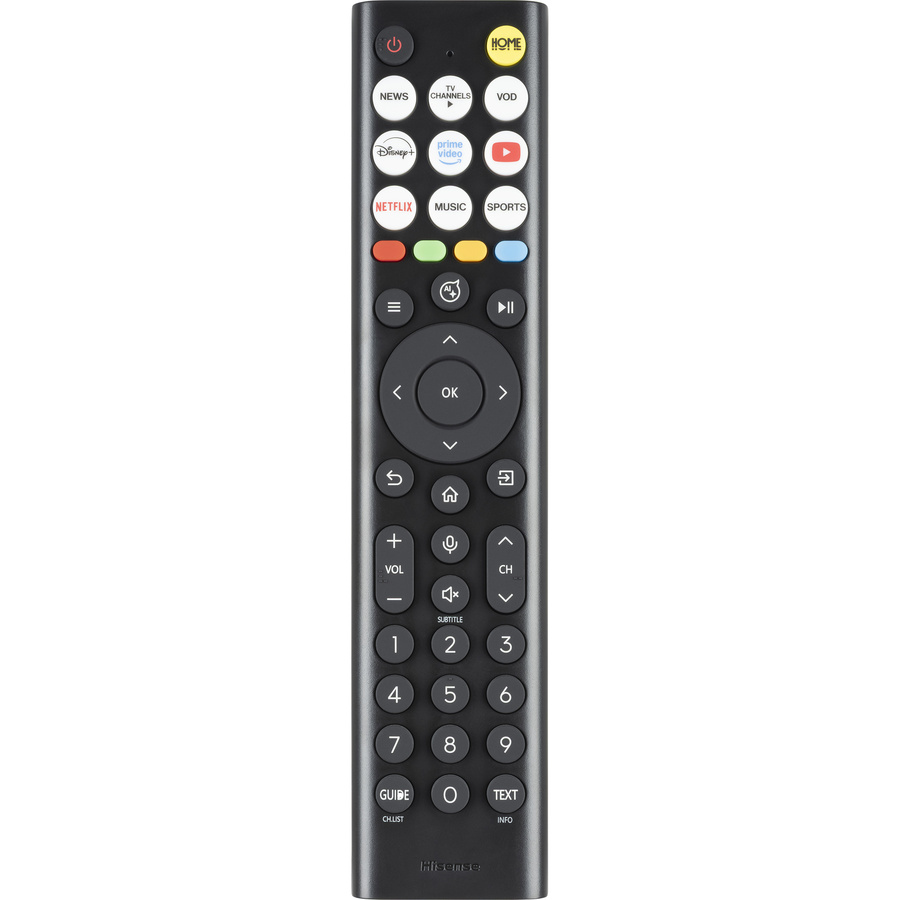 Hisense 50E7S - Télécommande