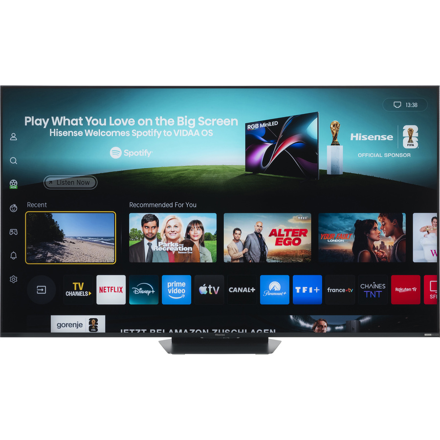 Hisense 65UR9S - Vue de face