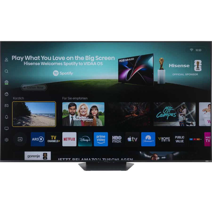 Hisense 75UR9S - Vue de face