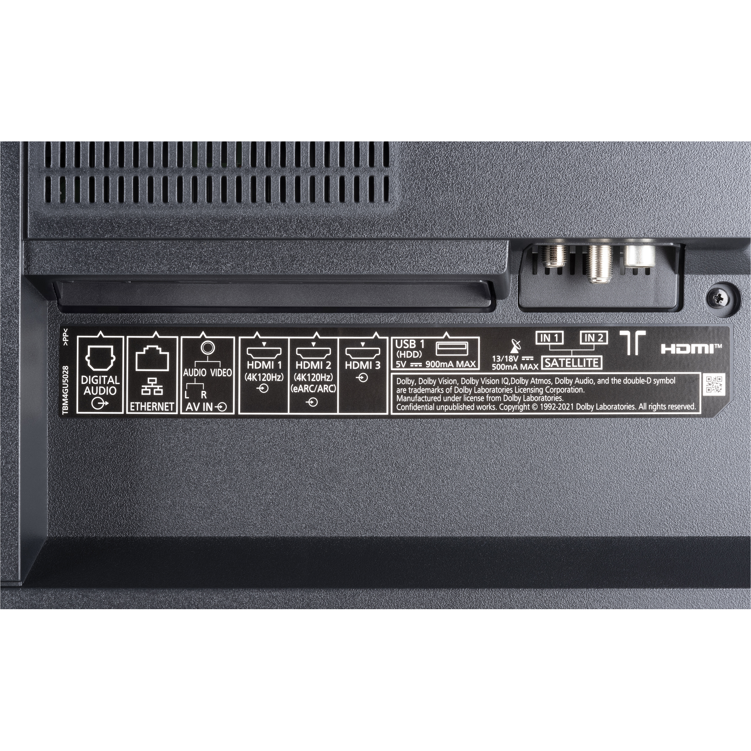 Panasonic TX-48LZ980E - Connectique