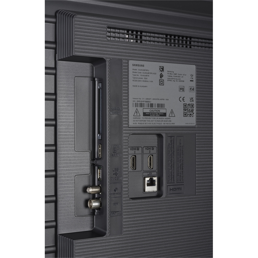 Samsung TU43U8005F - Connectique