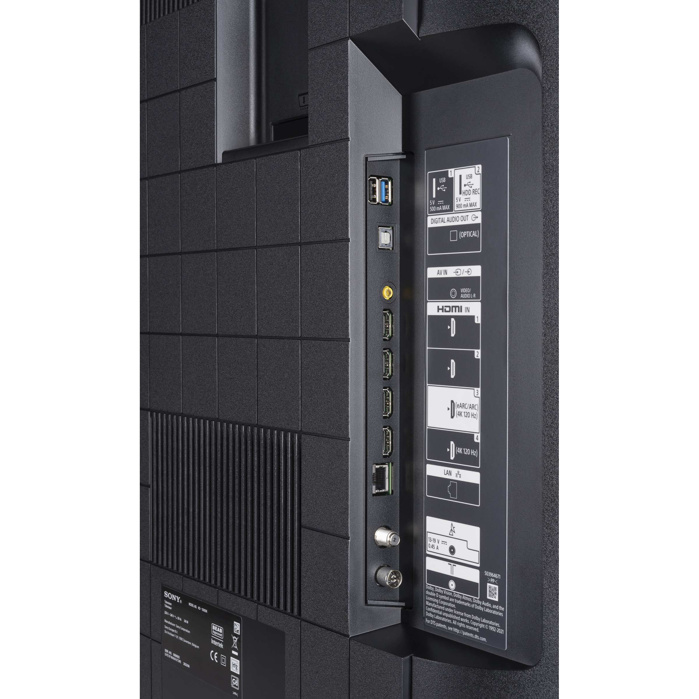 Sony KD-55X85K - Connectique