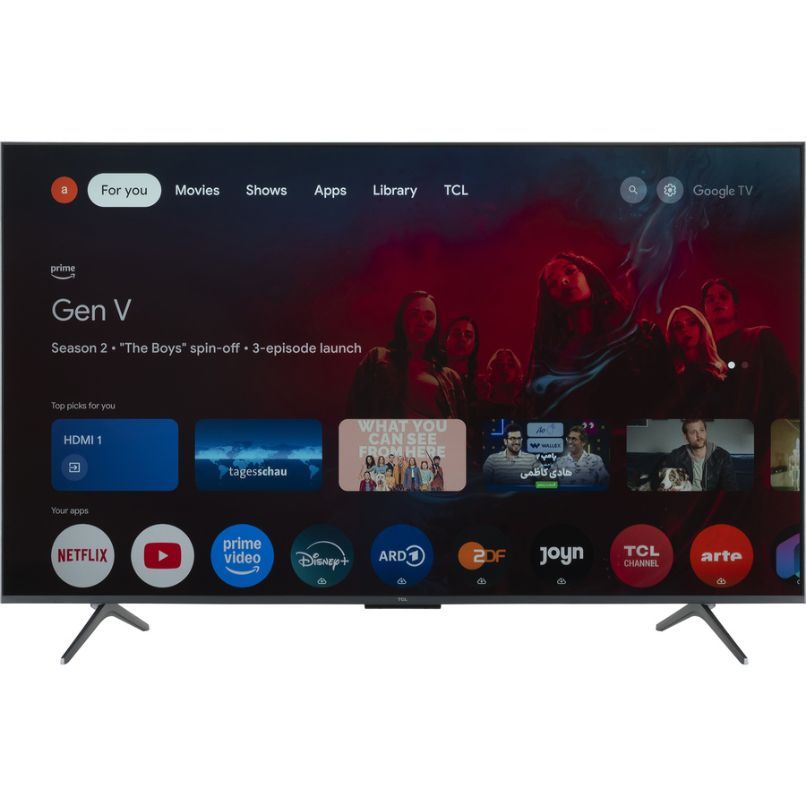 TCL 55C61K - Vue de face