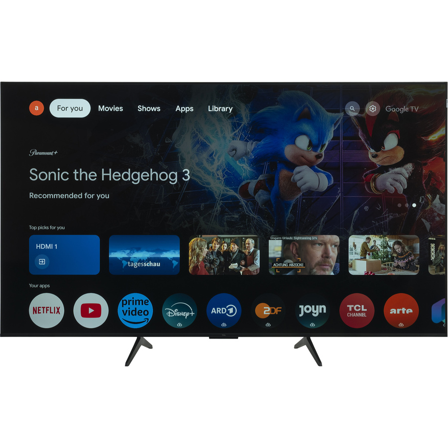 TCL 75P7K - Vue de face