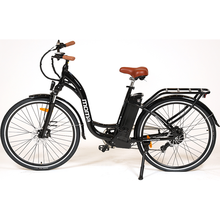 Moma Bikes EBike 28 Hydr - Vélo en position parking