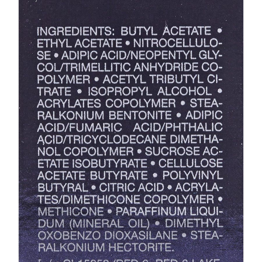 Dior 999 - Liste des ingrédients