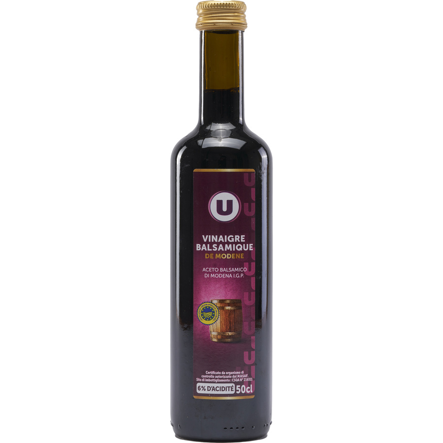 U Vinaigre balsamique de Modène IGP