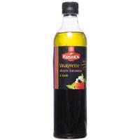 Rustica Marque Repère (Leclerc) & basilic - Vinaigrette biphasée